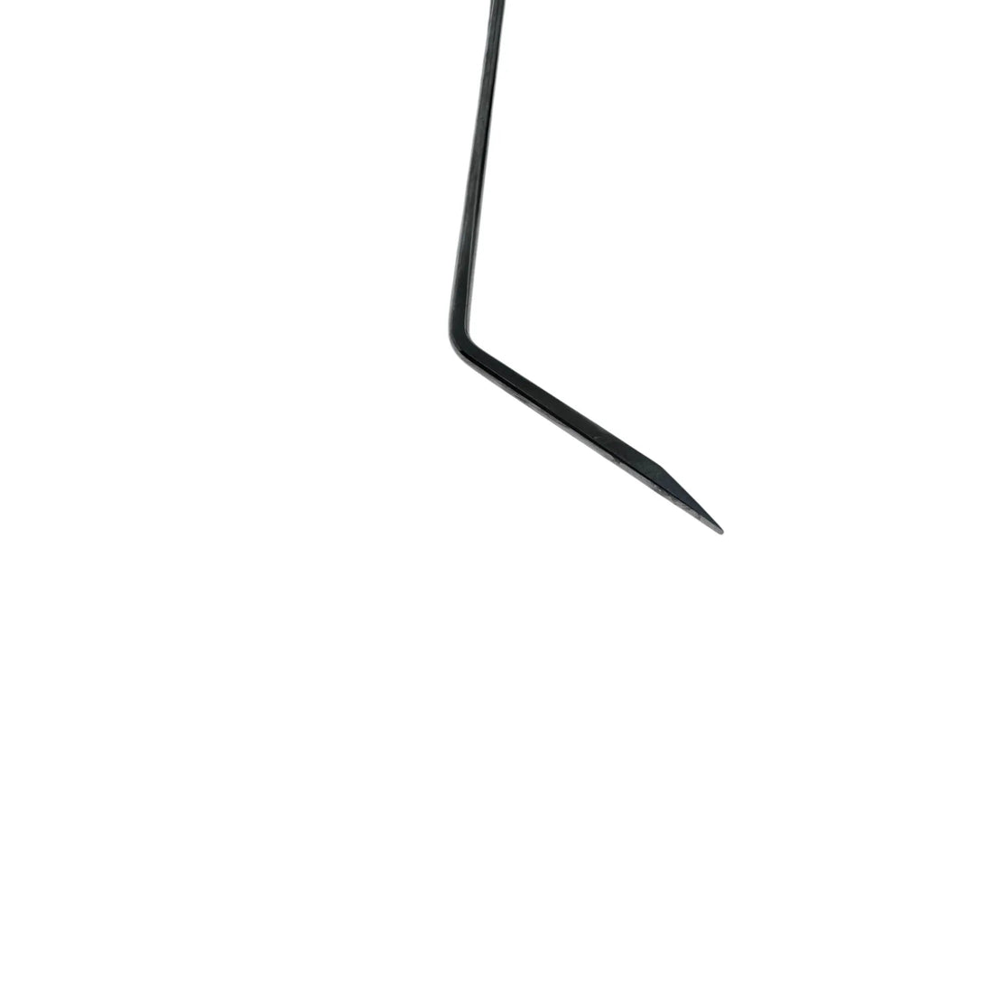 Zyflora Edition Single Bend Sharp Tip Steel PDR Tools with Angled Handle – Paintless Dent Repair Rods