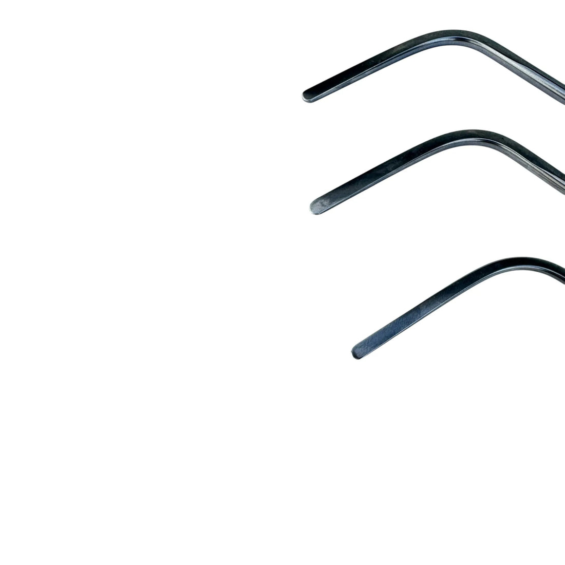 InoxPDR Berlin Edition 360° Rotatable 3-Piece Steel Dent Repair Rods with Round Tips (35cm, 50cm, 60cm)