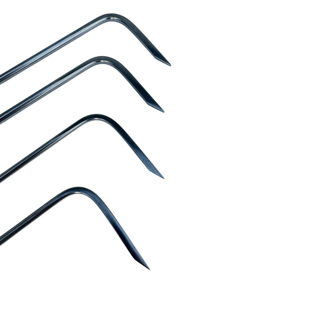 InoxPDR Amsterdam Edition 360° Rotatable 4-Piece Steel Dent Repair Rods (25cm, 35cm, 50cm, 60cm)
