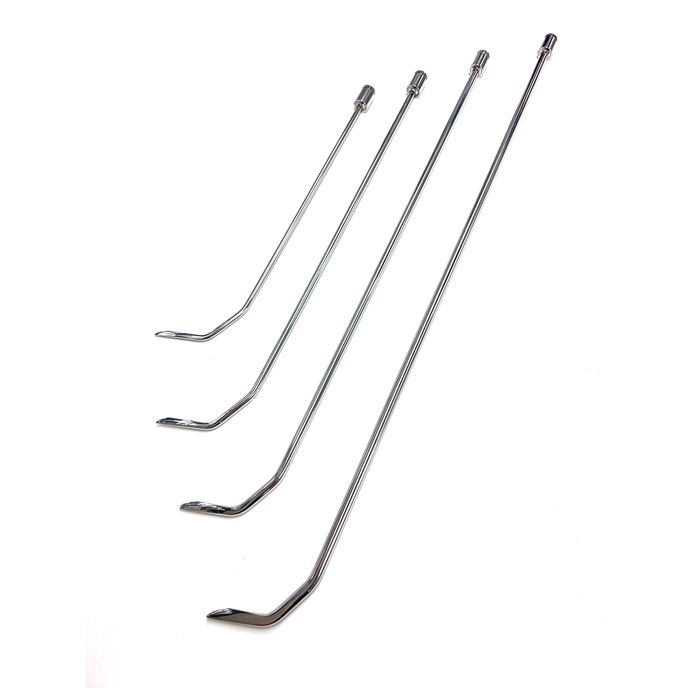 InoxPDR Double-Curved Steel Dent Repair Rods 4-Piece Barcelona Edition (50cm, 70cm, 90cm, 110cm)