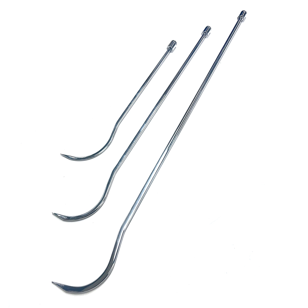 InoxPDR Steel S-Curve Dent Repair Rods with 360-Degree Rotation Florence Edition